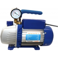 Optima - Pompa próżniowa jednostopniowa 60l/min z elektrozaworem oraz wakuometrem do klimatyzacji