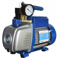Optima - Pompa próżniowa jednostopniowa 60l/min z elektrozaworem oraz wakuometrem do klimatyzacji